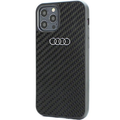 Audi Carbon Fiber iPhone 12/12 Pro 6.1" black/black hardcase AU-TPUPCIP12P-R8/D2-BK