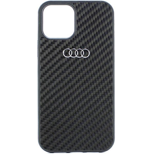 Audi Carbon Fiber iPhone 12/12 Pro 6.1" black/black hardcase AU-TPUPCIP12P-R8/D2-BK