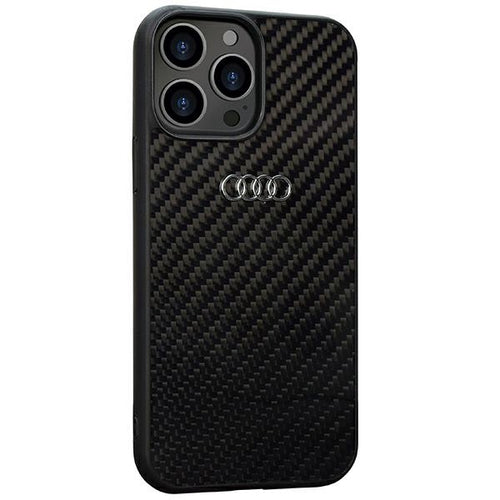 Audi Carbon Fiber iPhone 13 Pro Max 6.7" black/black hardcase AU-TPUPCIP13PM-R8/D2-BK