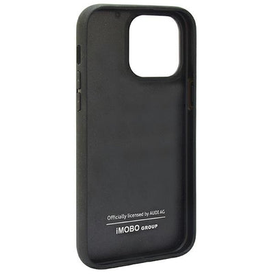 Audi Carbon Fiber Stripe iPhone 14 Pro 6.1" black/black hardcase AUS-TPUPCIP14P-R8/D1-BK
