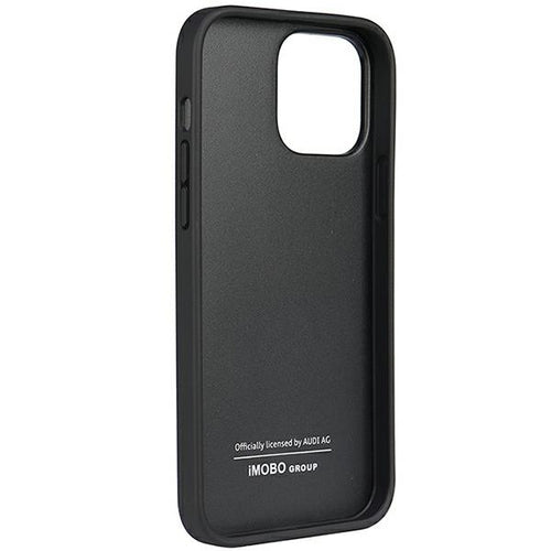 Audi Genuine Leather iPhone 13 Pro Max 6.7" black/black hardcase AU-TPUPPCIP13PM-Q8/D1-BK