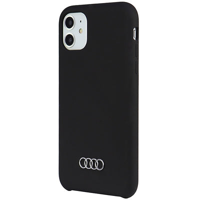 Audi Silicone Case iPhone 12/12 Pro 6.1" black/black hardcase AU-LSRIP12P-Q3/D1-BK