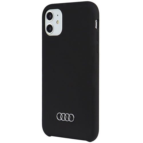 Audi Silicone Case iPhone 12/12 Pro 6.1" black/black hardcase AU-LSRIP12P-Q3/D1-BK