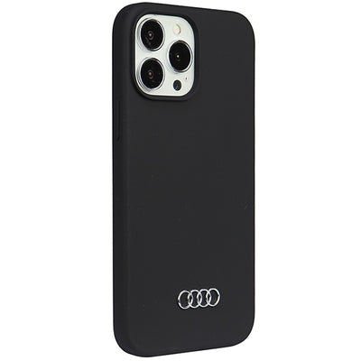 Audi Silicone Case iPhone 13 Pro Max 6.7" black/black hardcase AU-LSRIP13PM-Q3/D1-BK