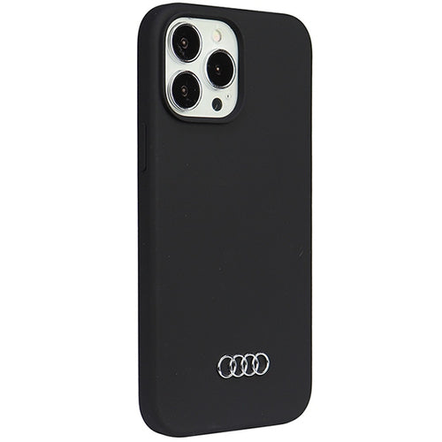 Audi Silicone Case iPhone 13 Pro Max 6.7" black/black hardcase AU-LSRIP13PM-Q3/D1-BK
