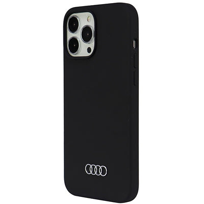 Audi Silicone Case iPhone 13 Pro Max 6.7" black/black hardcase AU-LSRIP13PM-Q3/D1-BK
