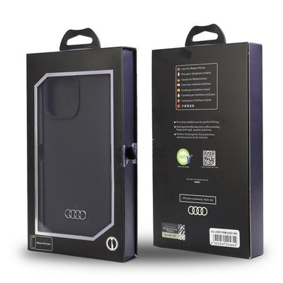 Audi Silicone Case iPhone 13 Pro Max 6.7" black/black hardcase AU-LSRIP13PM-Q3/D1-BK