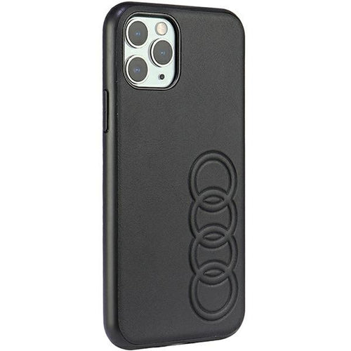 Audi Synthetic Leather iPhone 11 Pro 5.8" black/black hardcase AU-TPUPPCIP11-TT/D1-BK