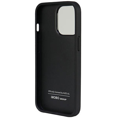 Audi Synthetic Leather iPhone 13 Pro / 13 6.1" black/black hardcase AU-TPUPCIP13P-TT/D1-BK