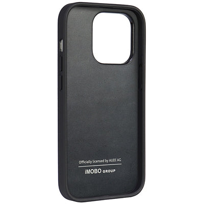 Audi Synthetic Leather iPhone 14 Pro 6.1" black/black hardcase AU-TPUPPCIP14P-TT/D1-BK