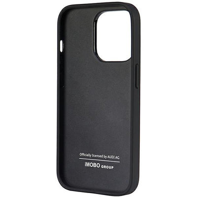 Audi Synthetic Leather iPhone 14 Pro 6.1" black/black hardcase AU-TPUPPCIP14P-TT/D1-BK