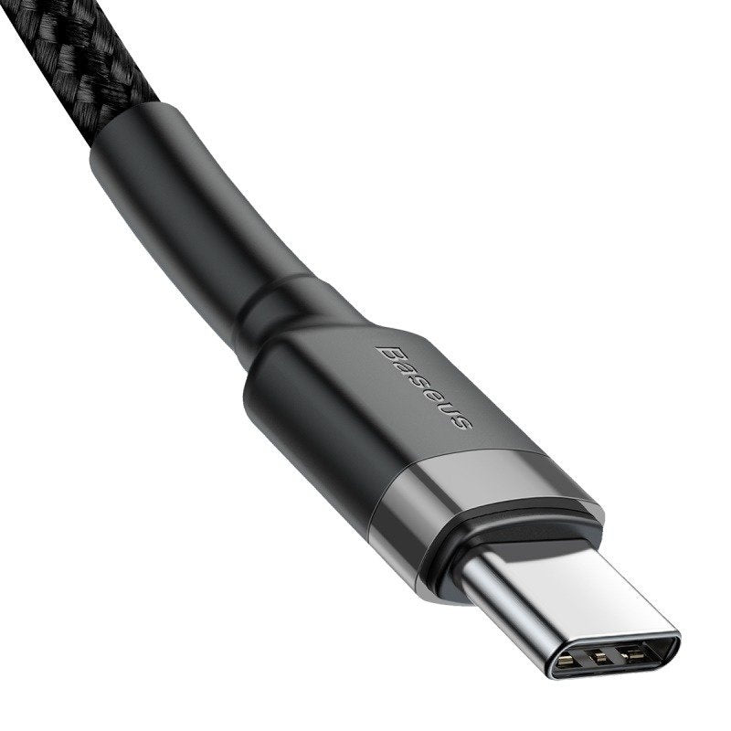 Baseus Cafule Cable USB-C PD 2.0 QC 3.0 60W 1m (Black+Gray) - Product Image 3