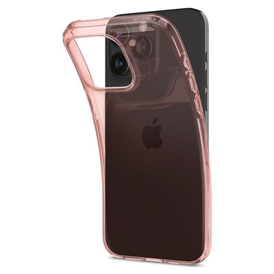 Spigen Crystal Flex Case for iPhone 15 Pro Max - Pink/Transparent