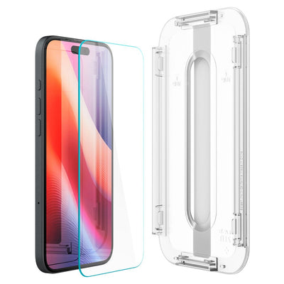 Spigen Glas.tR EZ Fit tempered glass for iPhone 15 / 16 - 2 pcs.