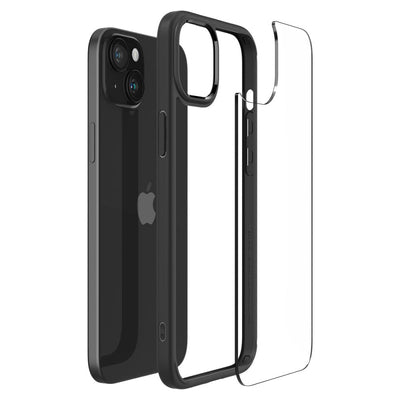 Spigen Ultra Hybrid iPhone 15 Plus Case - Matte Black