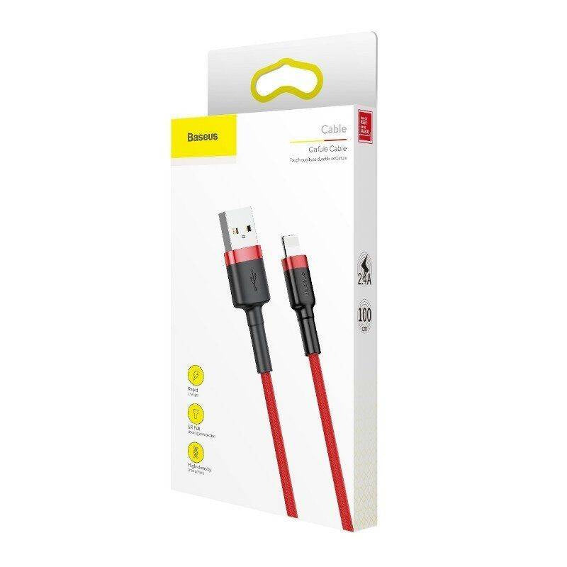 Baseus Cafule USB Lightning Cable 2,4A 0,5m (Red) - Product Image 7