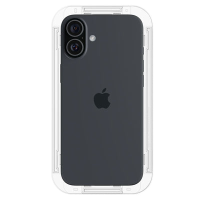 Spigen Glas.tR EzFit Privacy Tempered Glass for iPhone 15/16 with Adapter (2 pcs.)