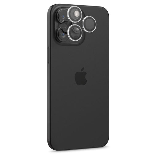 Spigen Glas.tR EZ Fit Optik Pro Camera Cover for iPhone 15 Pro / 15 Pro Max / 16 Pro / 16 Pro Max / 17 Pro / 17 Pro Max - 2 p
