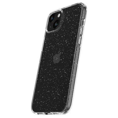 Spigen Liquid Crystal iPhone 15 Plus Case - Clear Glitter
