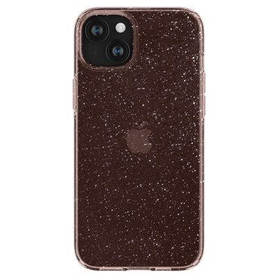 Spigen Liquid Crystal Glitter iPhone 15 Plus Case - Pink/Clear