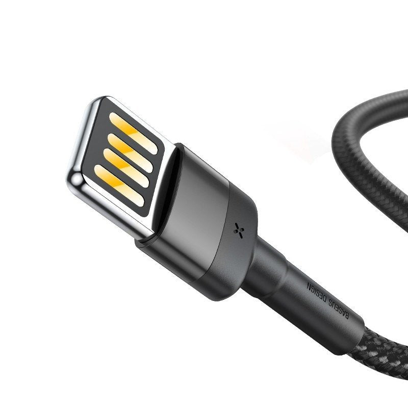 Baseus Cafule Double-sided USB Lightning Cable 1.5A 2m (Gray+Black) - Product Image 3