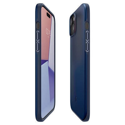 Spigen Thin Fit iPhone 15 Plus Case - Blue