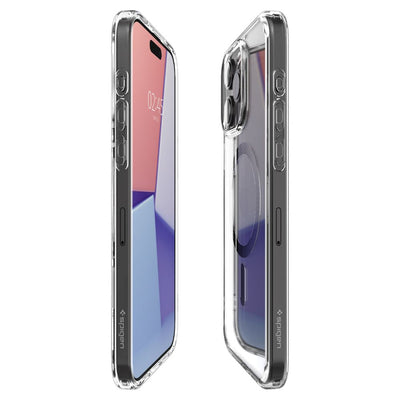Spigen Ultra Hybrid Mag Case with MagSafe for iPhone 15 Pro Max - Gray
