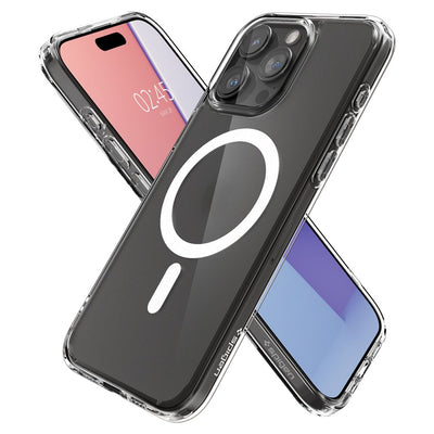 Spigen Ultra Hybrid Mag Case with MagSafe for iPhone 15 Pro - Clear Matte
