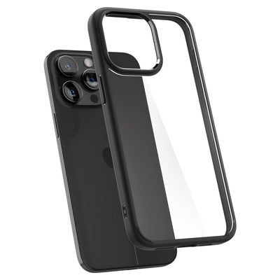 Spigen Ultra Hybrid iPhone 15 Pro Case - Matte Black