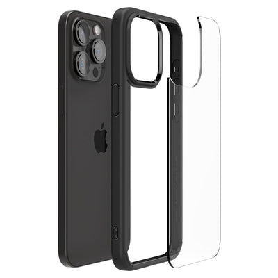 Spigen Ultra Hybrid iPhone 15 Pro Case - Matte Black
