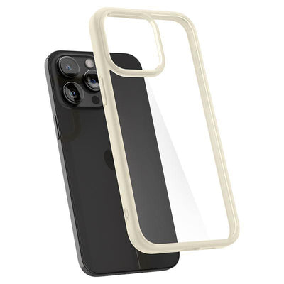 Spigen Ultra Hybrid iPhone 15 Pro Max Case - Beige