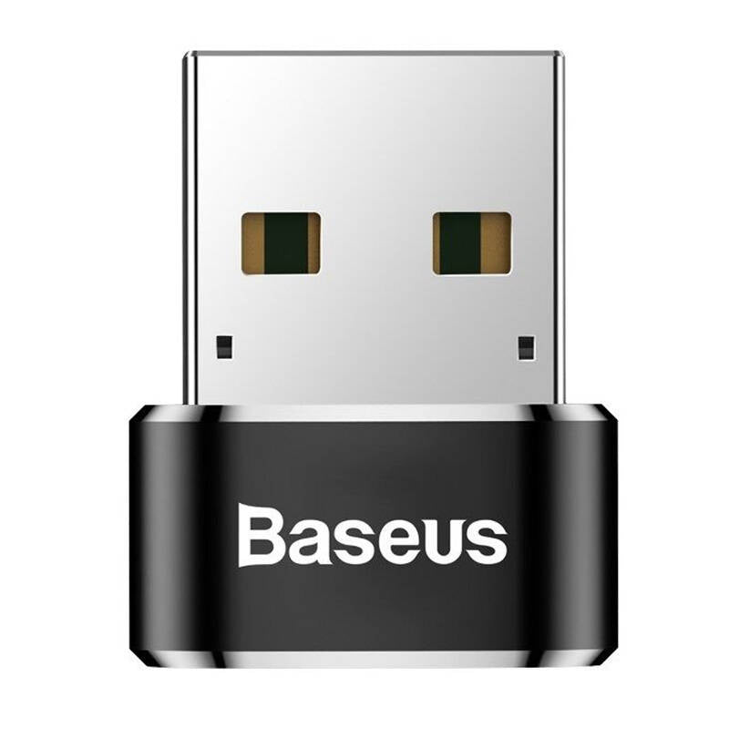 Baseus USB-C to USB-A adapter 3A (Black) - Product Image 2