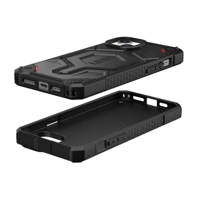 UAG Monarch Pro case with MagSafe for iPhone 15 Plus - black kevlar