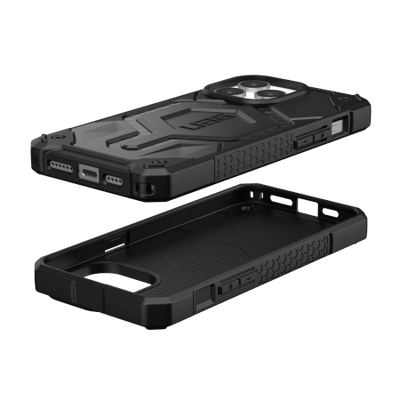 UAG Monarch Pro case with MagSafe for iPhone 15 Pro Max - black carbon
