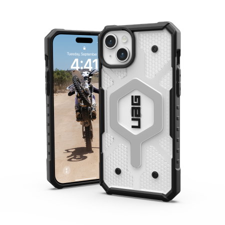 UAG Pathfinder MagSafe case for iPhone 15 Plus - transparent