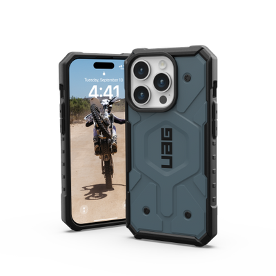 UAG Pathfinder MagSafe case for iPhone 15 Pro - blue