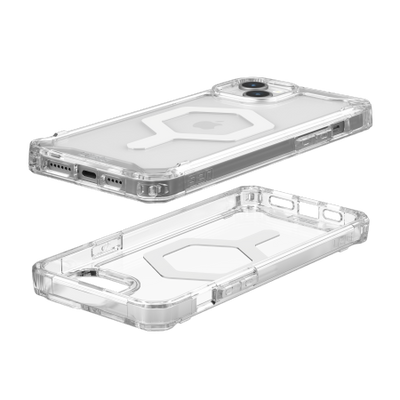 UAG Plyo MagSafe case for iPhone 15 Plus - transparent and white