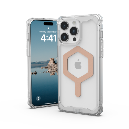 UAG Plyo MagSafe case for iPhone 15 Pro Max - transparent and pearl