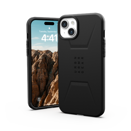 UAG Civilian MagSafe case for iPhone 15 Plus - black