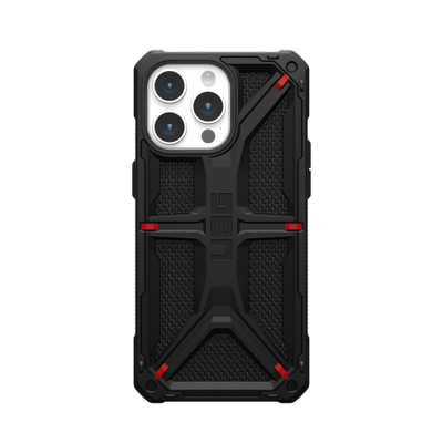 UAG Monarch case for iPhone 15 Pro Max - black kevlar