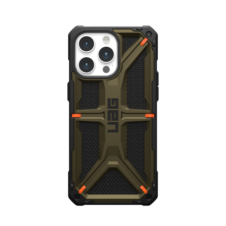 UAG Monarch case for iPhone 15 Pro Max - green kevlar