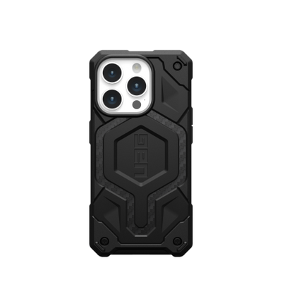 UAG Monarch Pro case with MagSafe for iPhone 15 Pro - black carbon