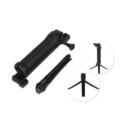 3 in 1 Monopod Tripod with Selfie Stick for GoPro - Black — Hurtel