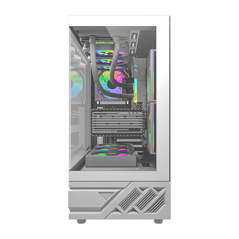 DarkFlash DS950 computer case (white) + 6 fans - Image 4