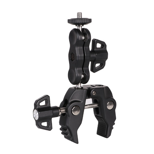 Phone and sports camera holder with clamp — Hurtel