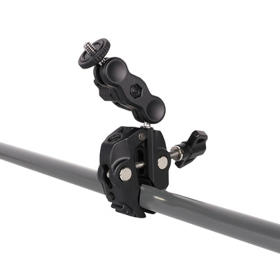 Phone and sports camera holder with clamp — Hurtel