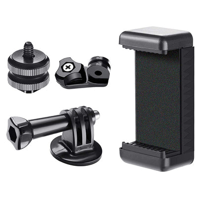 Phone/Sports Camera Holder with Adapter - Black — Hurtel