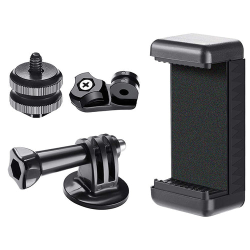 Phone/Sports Camera Holder with Adapter - Black — Hurtel