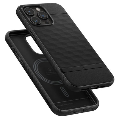 Caseology Parallax Mag Case with MagSafe for iPhone 15 Pro - Matte Black — Spigen