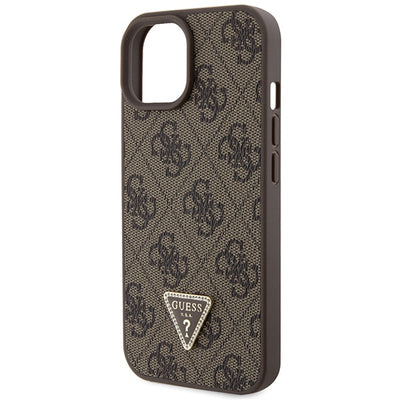 Guess GUHCP15MP4TDSCPW iPhone 15 Plus 6.7" brown/brown hardcase Crossbody 4G Metal Logo